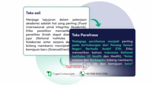 contoh parafrase kalimat akademik